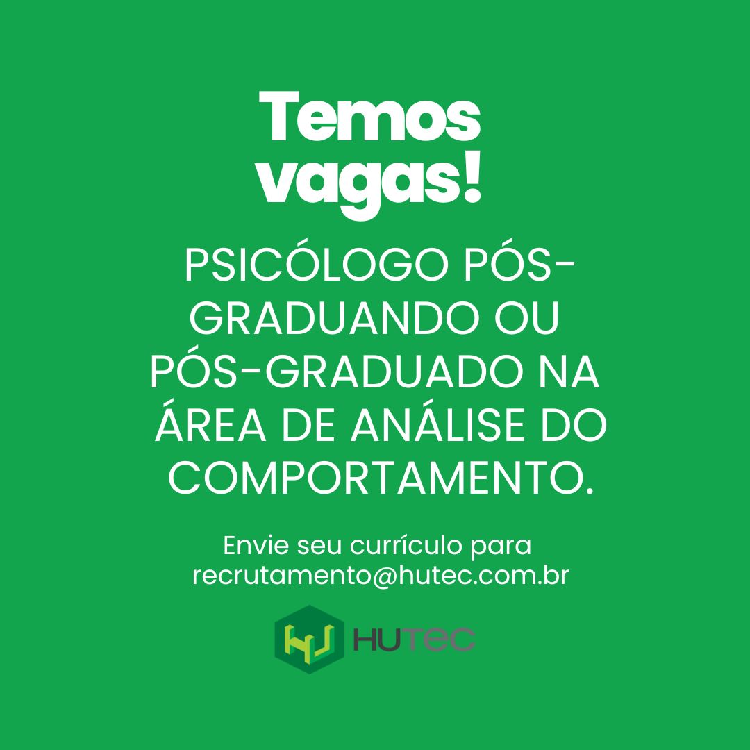 Leia mais sobre o artigo HUTec contrata!