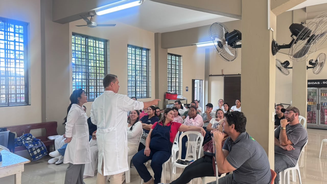 Demonstração prática para os participantes